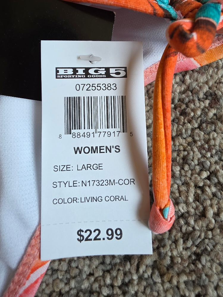 Next By Athena Women's Sunset Palms Midrise Side Cinch Swim Bottoms - Large