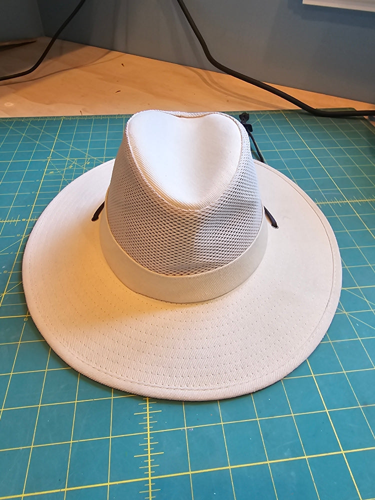 Dorfman Men's Safari Twill Hat with SPF 50+ Sun Protection - Khaki, Small