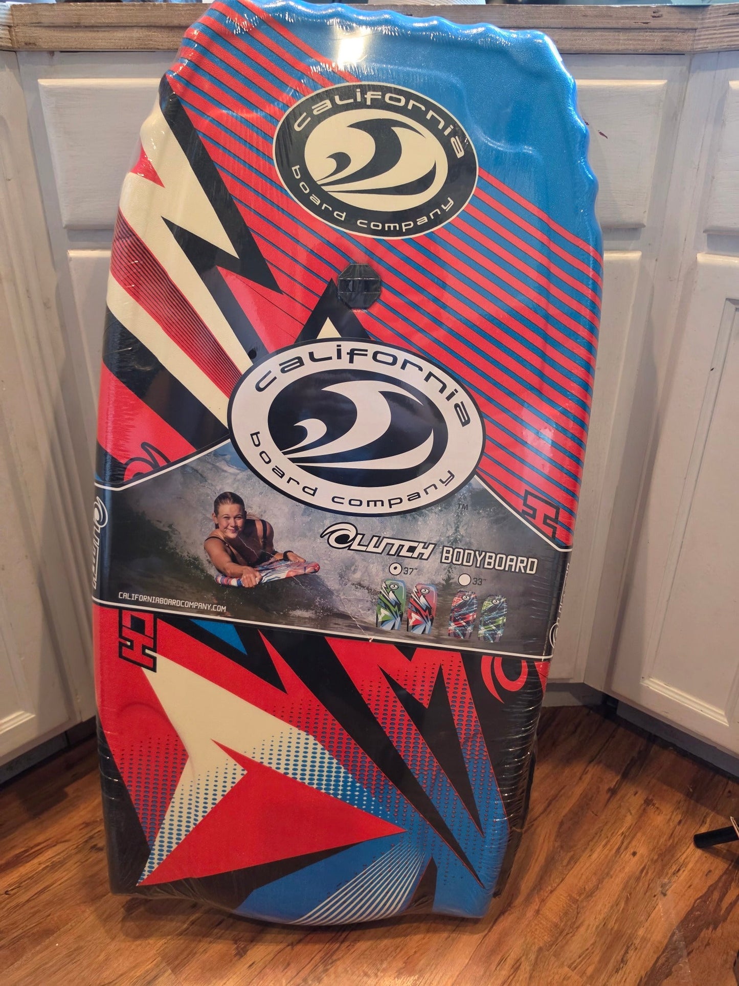 California Board Company 37" Clutch Bodyboard with Leash - Multicolor
