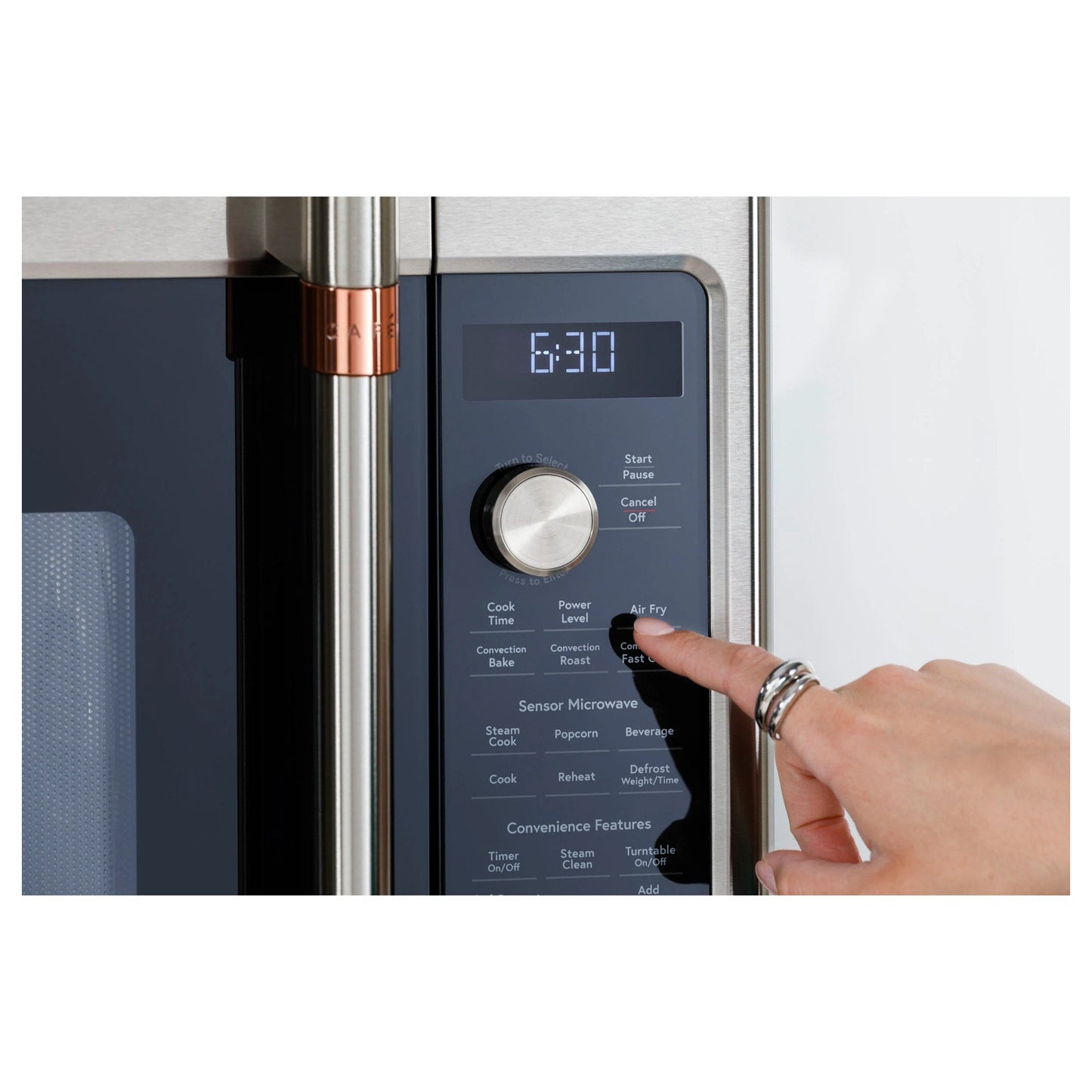 Cafe 1.7-cu ft 950-Watt Air Fry 29.9-in Over-the-Range Convection Microwave with