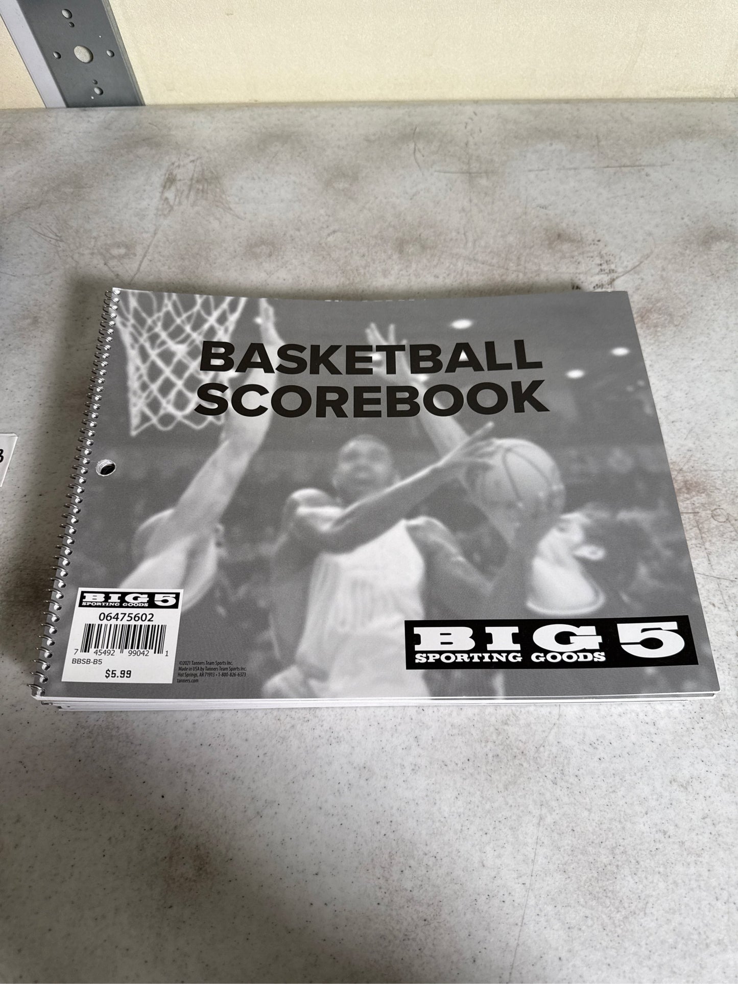 Hibbett Sports Basketball Scorebook - Spiralbound for Coaches & Fans