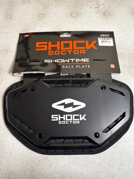 Shock Doctor Showtime Adult Football Back Plate - Black