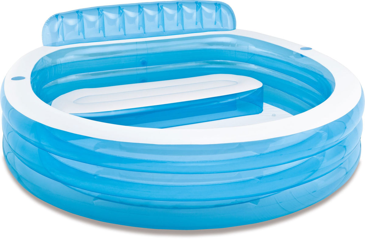 Intex Swim Center Inflatable Family Lounge Pool, 90 x 86 x 31 in