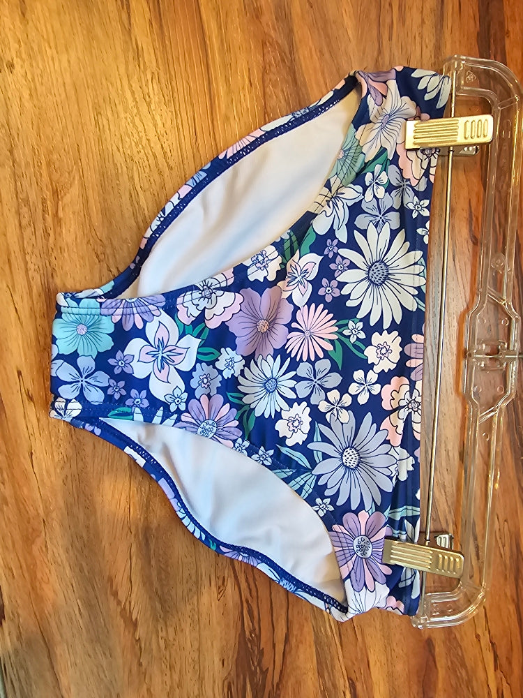 Pipeline Girls' 2-Piece Rash Guard and Bikini Swimsuit Set - Violet, Size 12