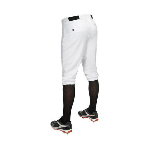 Easton Youth Hit and Run Kicker Baseball Pants, White, Size L