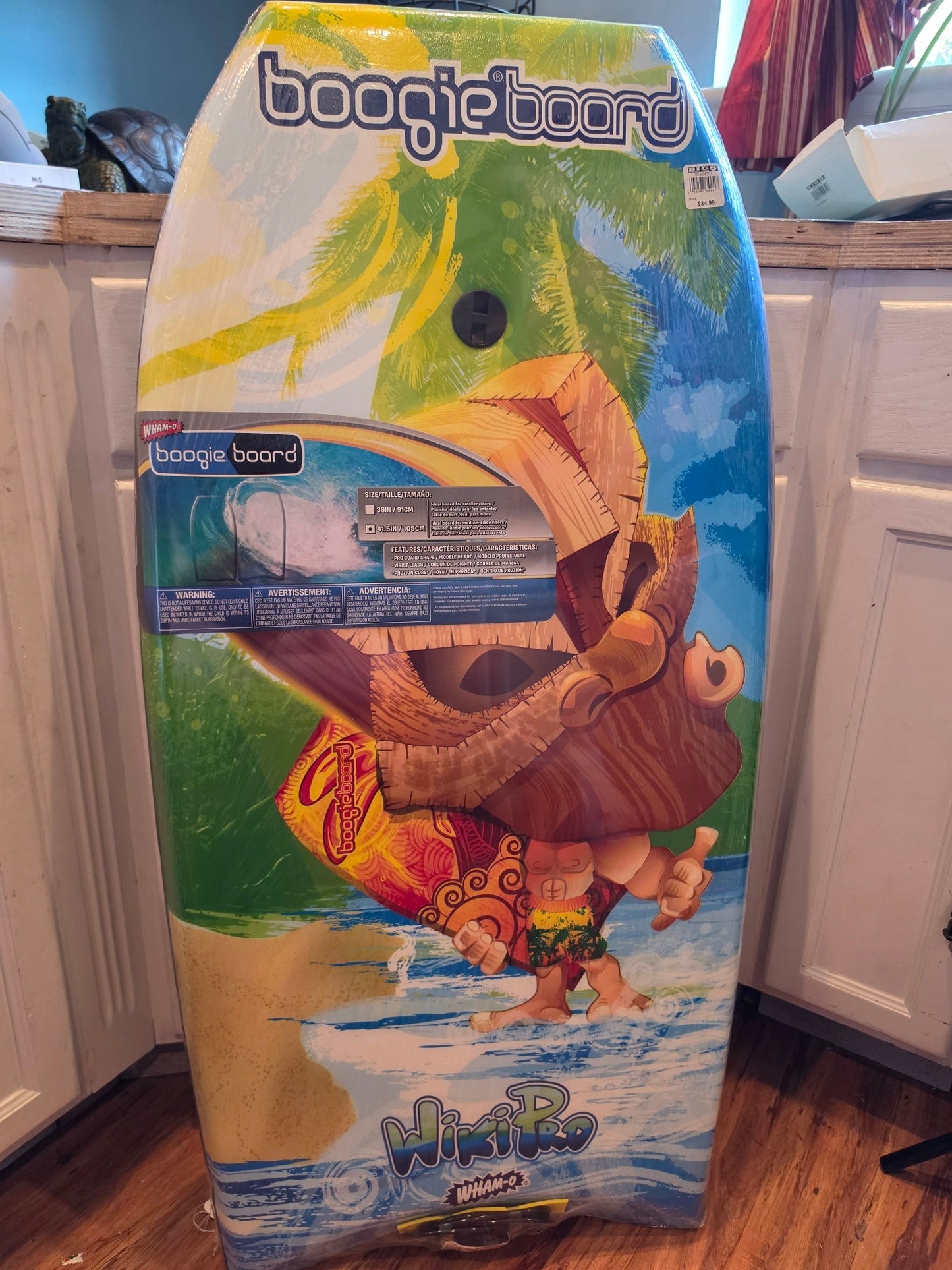 Boogie Board Wiki Pro 41.5" Bodyboard - Multicolor Geometric Design