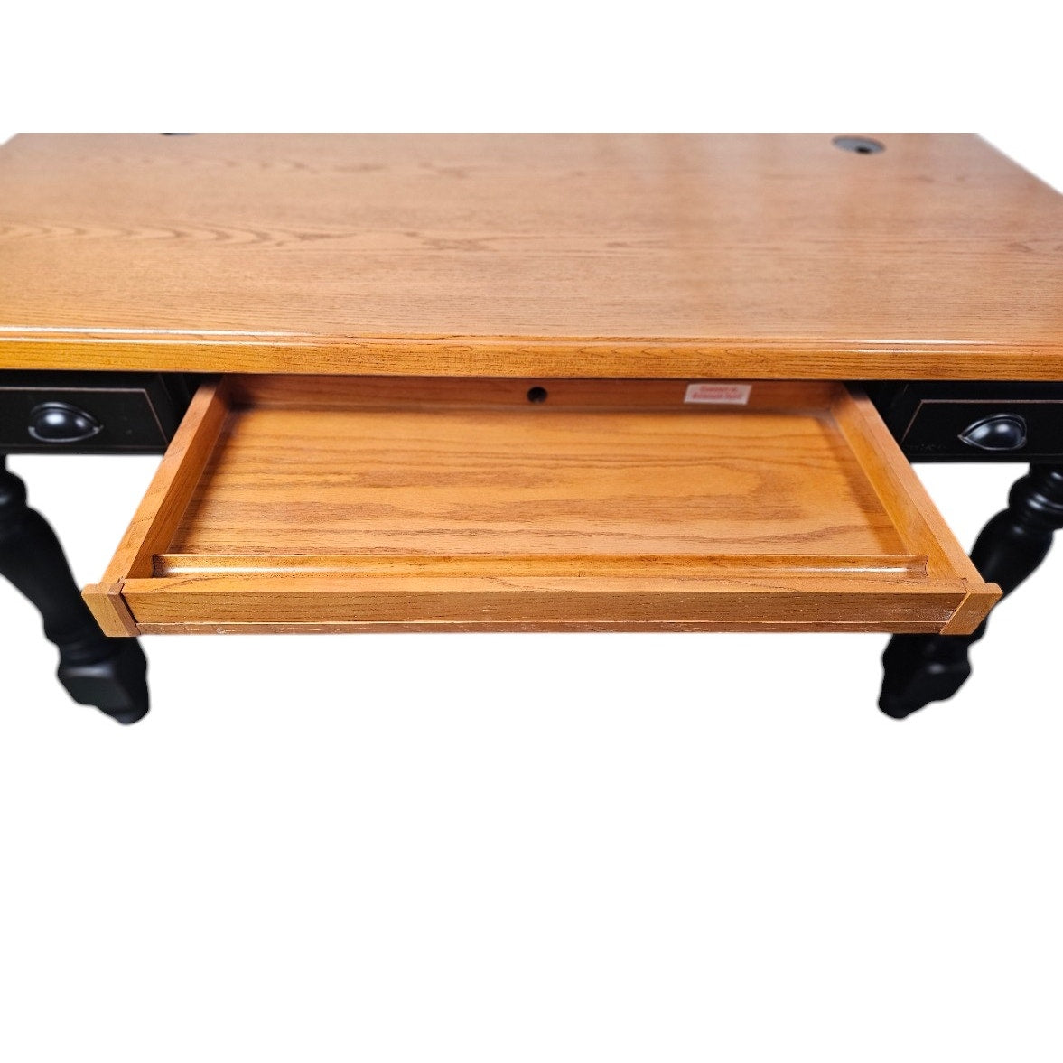 Hardwood Writing Table Desk with Storage Drawers