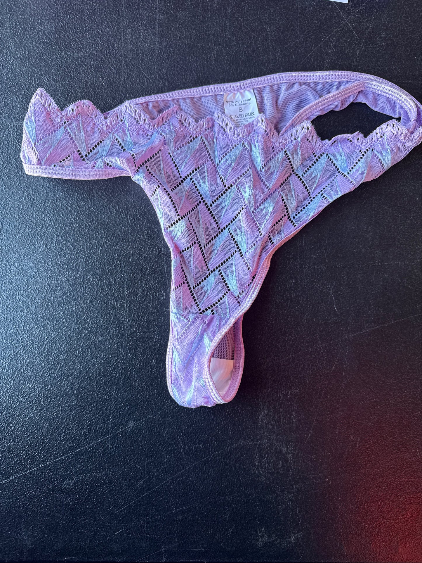 Avidlove Lingerie For Women Lace Bralette And Panty Set Underwear Bra Smoothing Bra And Hipster Purple-Medium