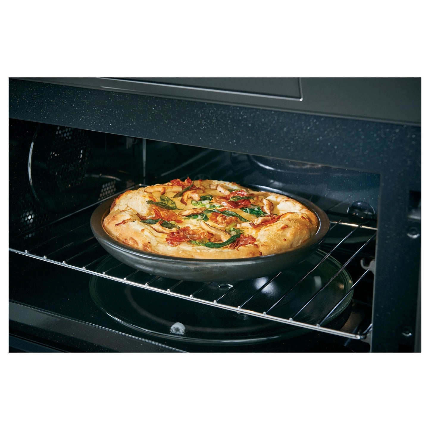 Cafe 1.7-cu ft 950-Watt Air Fry 29.9-in Over-the-Range Convection Microwave with