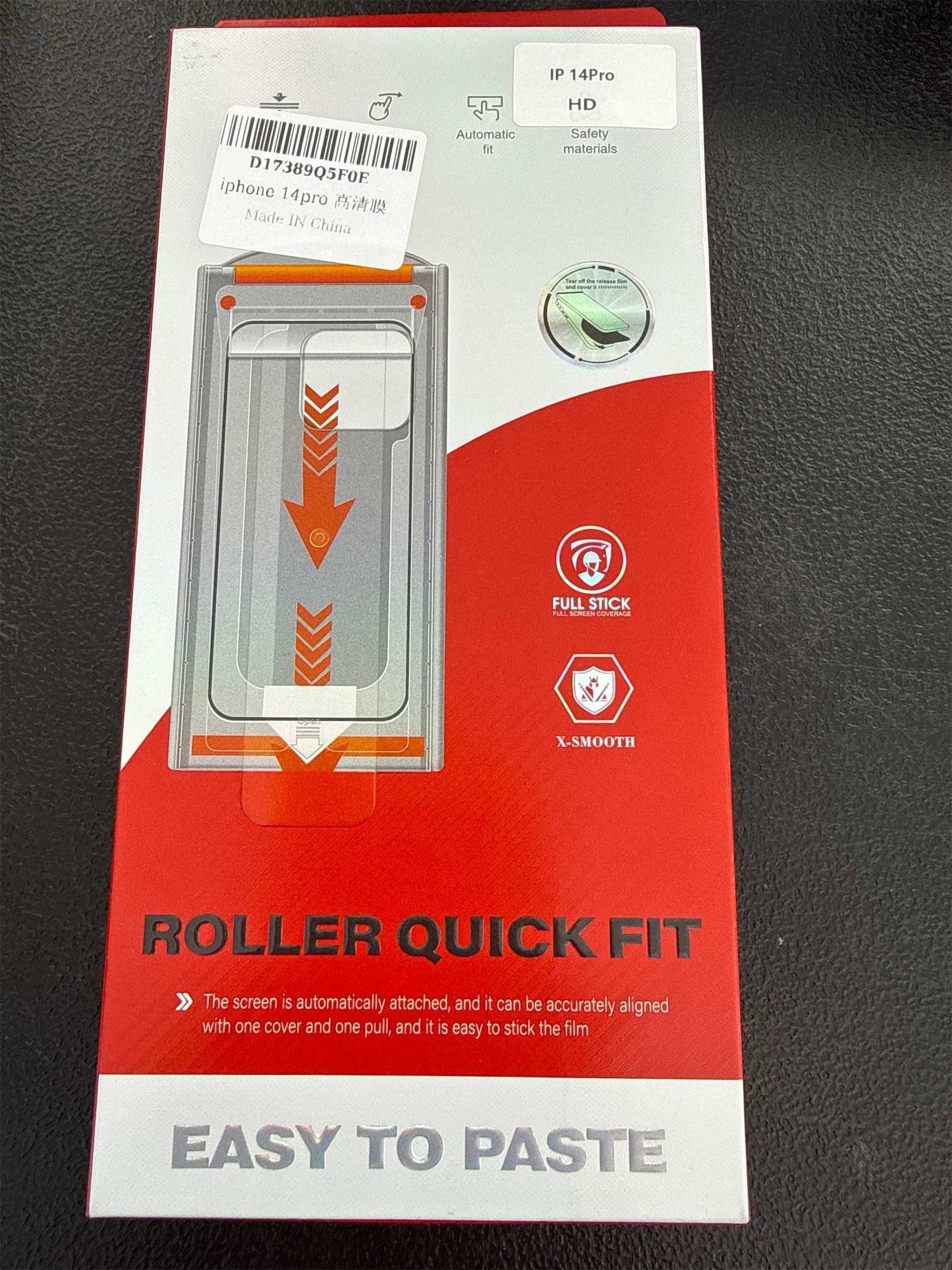 Funcat Screen Protector, Invisible Artifact Screen Protector - Dust Free Without Bubbles, for iPhone 12-15 Series (iphone 14Pro)