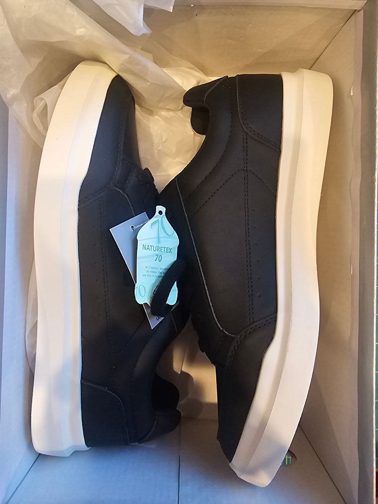 Perry Ellis Portfolio Men's Ace Ultra Foam Sneakers - Black/White, Size 7.5