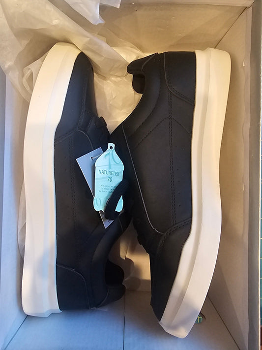 Perry Ellis Portfolio Men's Ace Ultra Foam Sneakers - Black/White, Size 7.5