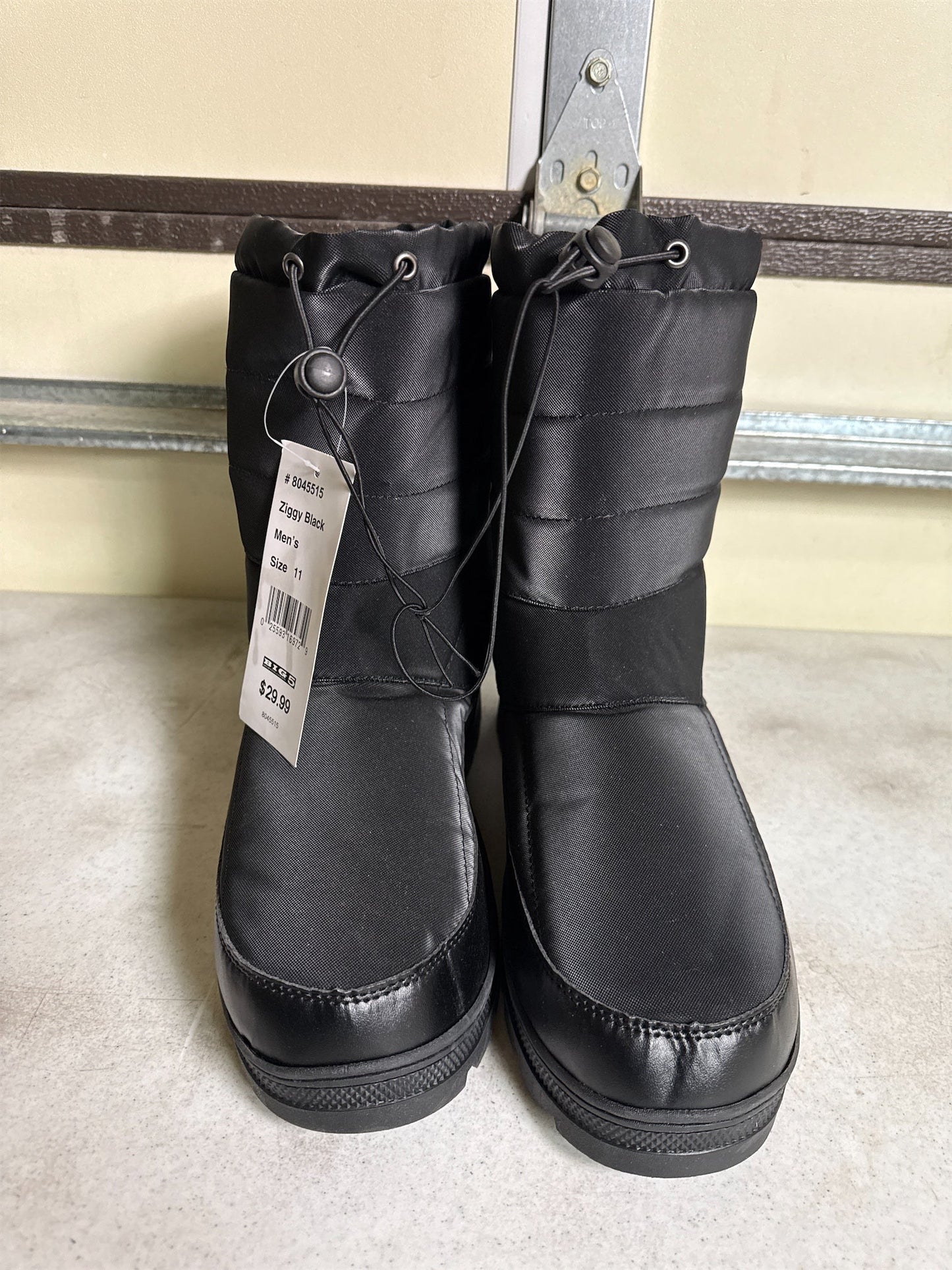 Rugged Exposure Ziggy II Men's 10-Inch Winter Boots - Black, Size 11