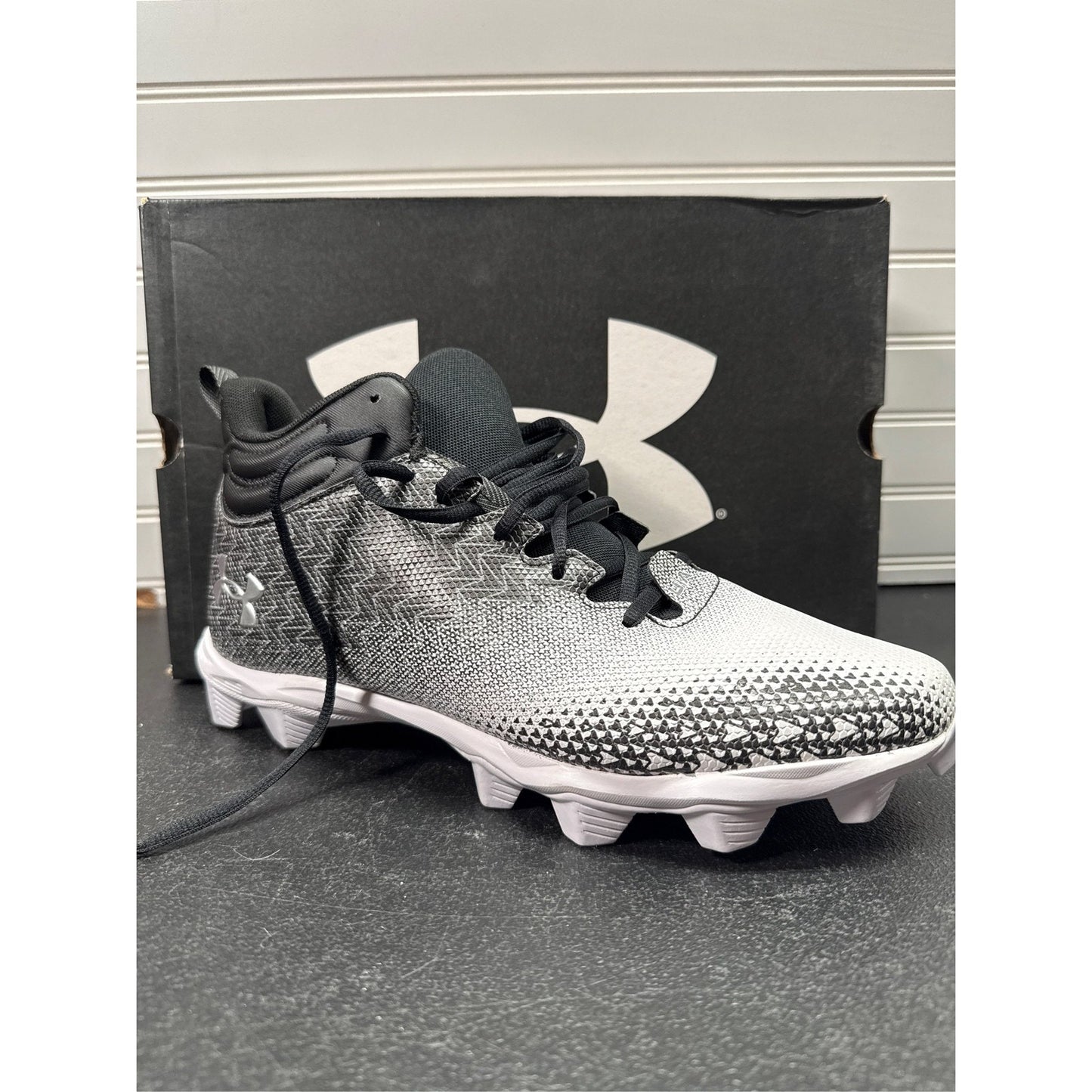 Under Armour Spotlight Franchise 3.0 RM Men's Cleats - Black Combo, 10.5