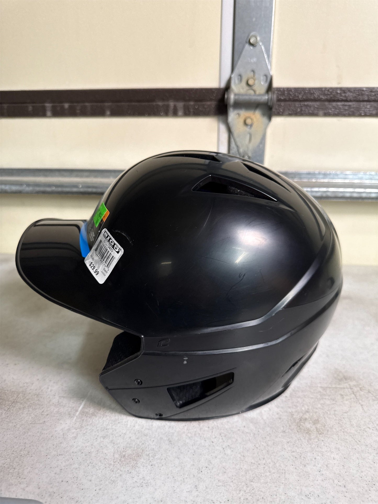Champro HX Rookie Junior Baseball Batting Helmet - Black