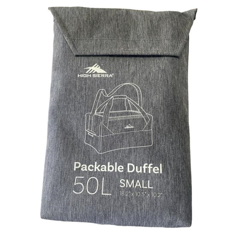High Sierra 50 L Small Packable Duffel Bag - Gray