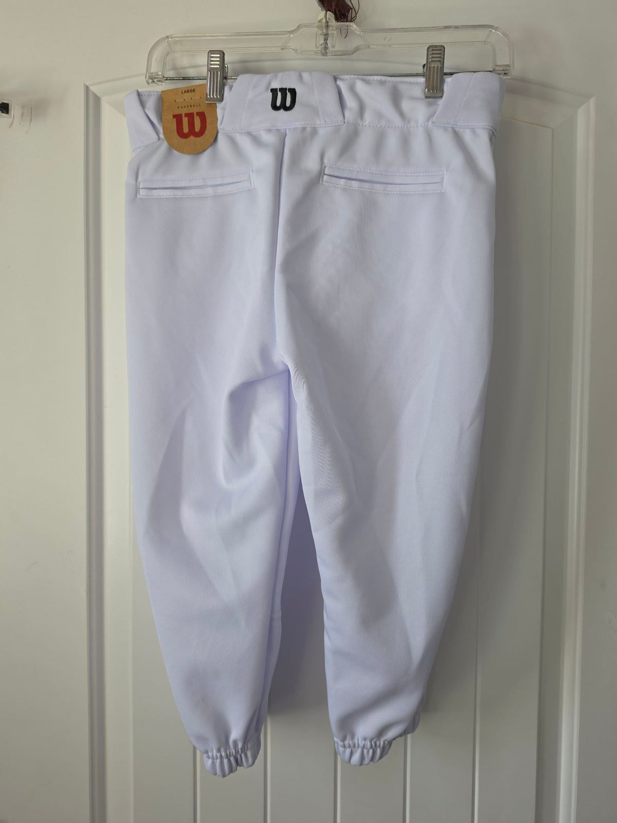 Wilson Youth P203K Knicker Baseball Pants - White, Size Large