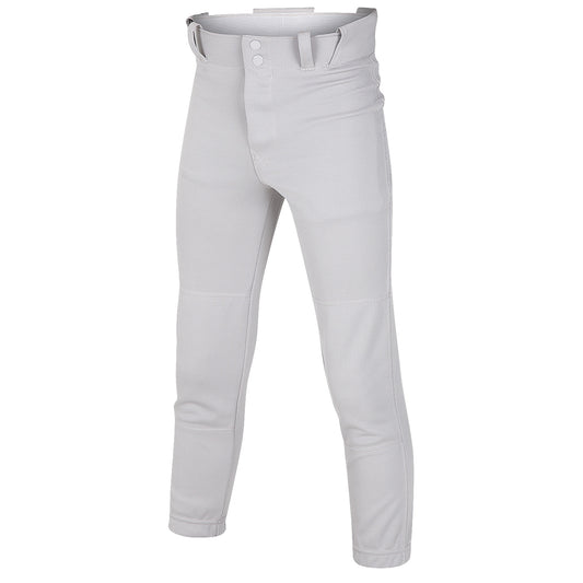 Champro Youth Classic Elastic-Bottom Baseball Pants - Gray, Size XL