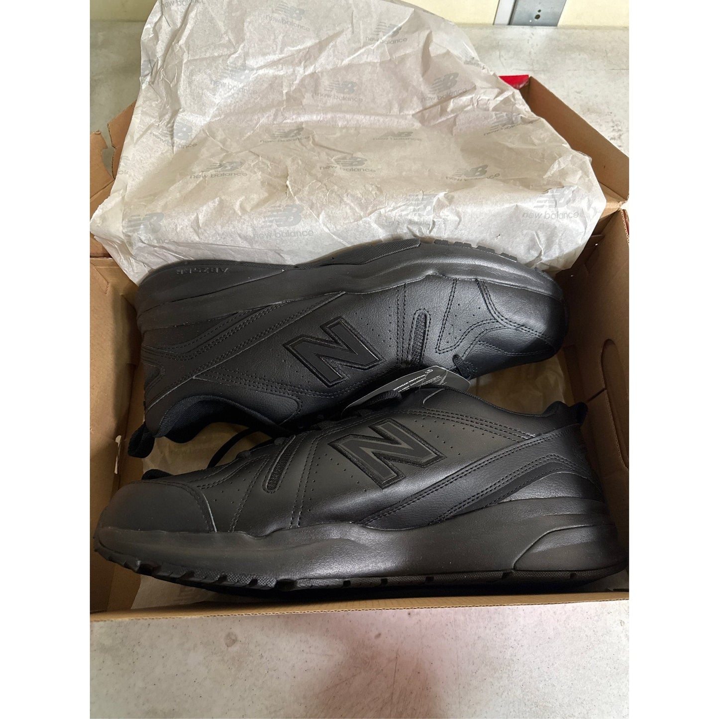 New Balance 608 v5 Men's Training Shoes, Black - Size 13 4E