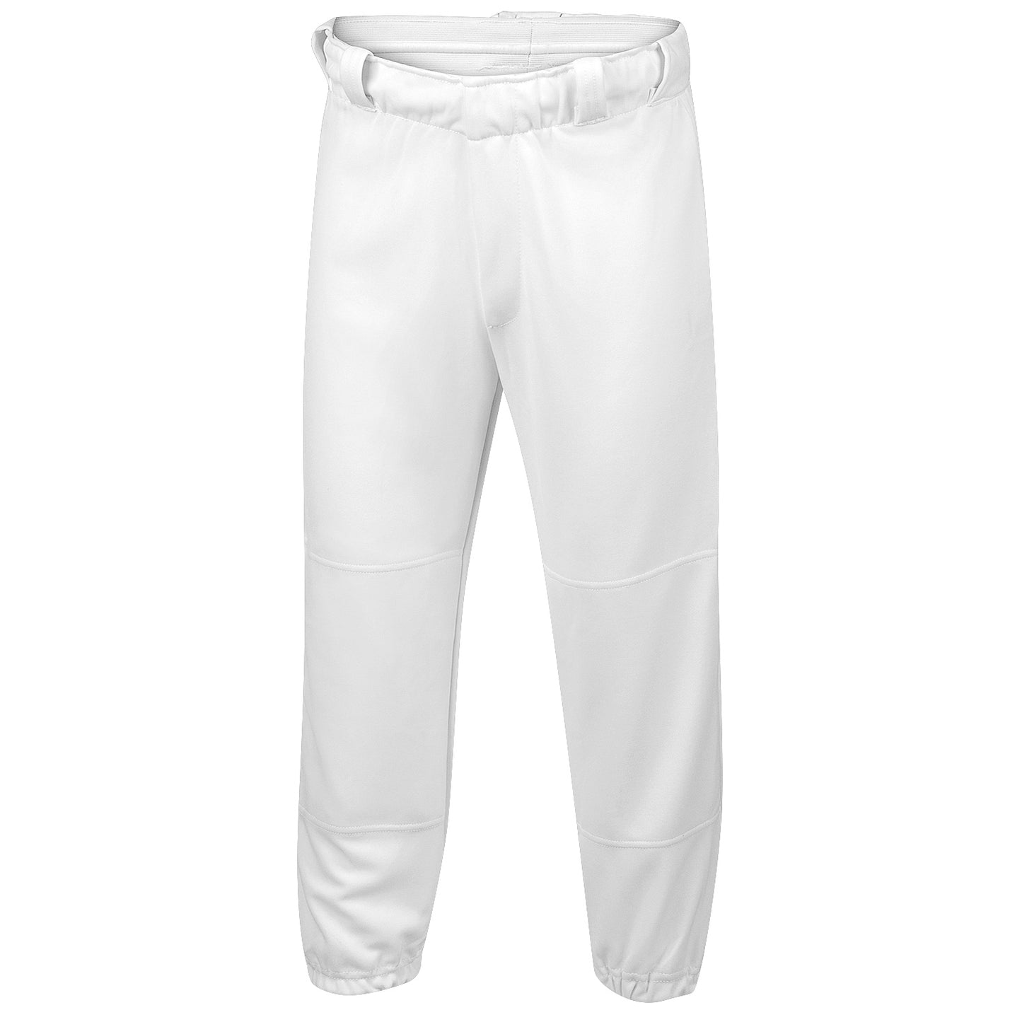 Champro Youth Pull-Up Baseball Pants with Belt Loops - White, Size XS