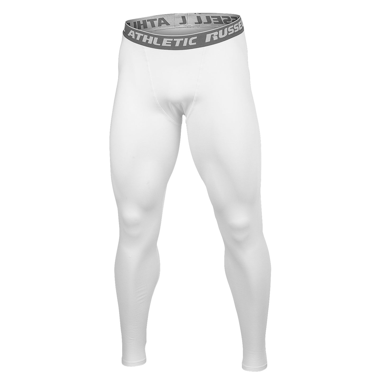 Russell Athletic Men's Arctic Compression Leggings - White, Size Small