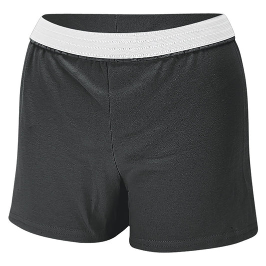Soffe Women's Cheer Shorts, Black, Size XL