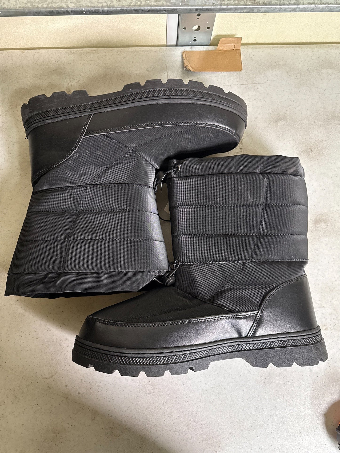 Rugged Exposure Men's Ziggy II 10" Winter Boots - Black, Size 12
