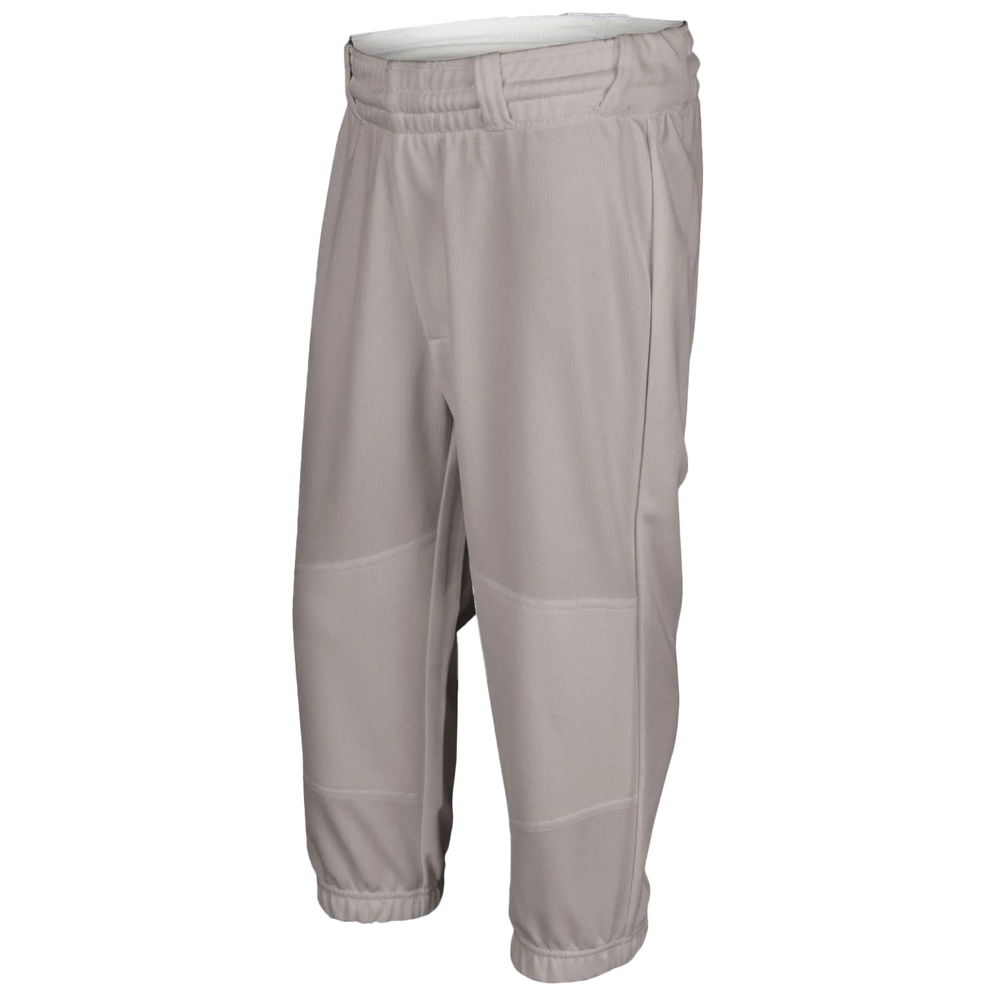Champro Youth Cycle Pull-Up Baseball Pants with Belt Loops, Gray, Size XS