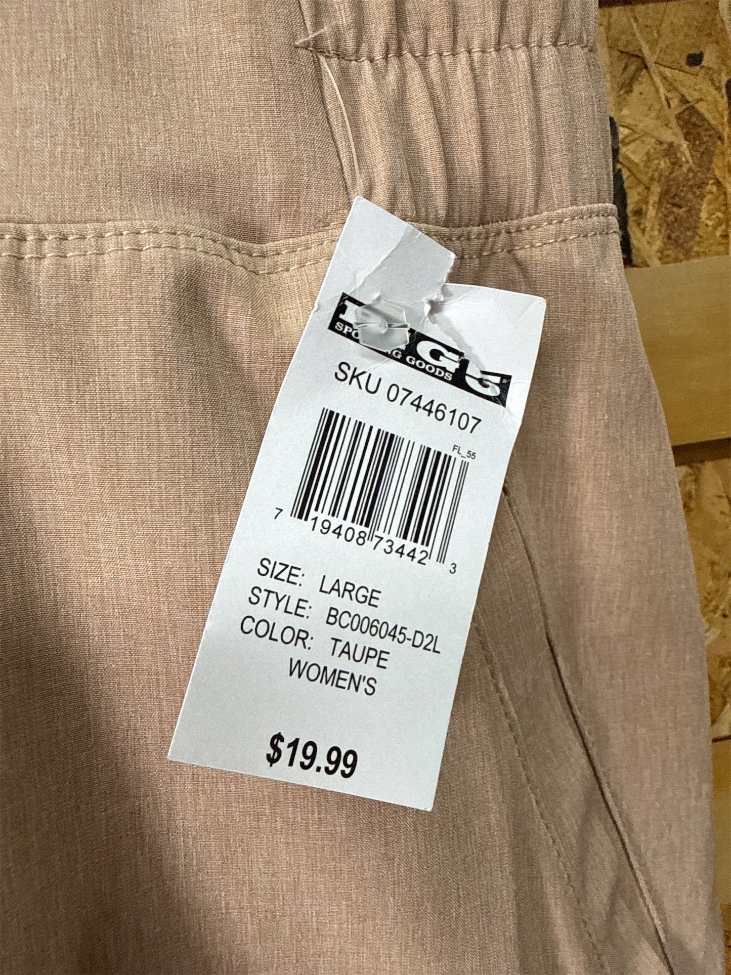Balance Collection Women's Travel Shorts - Taupe, Size L