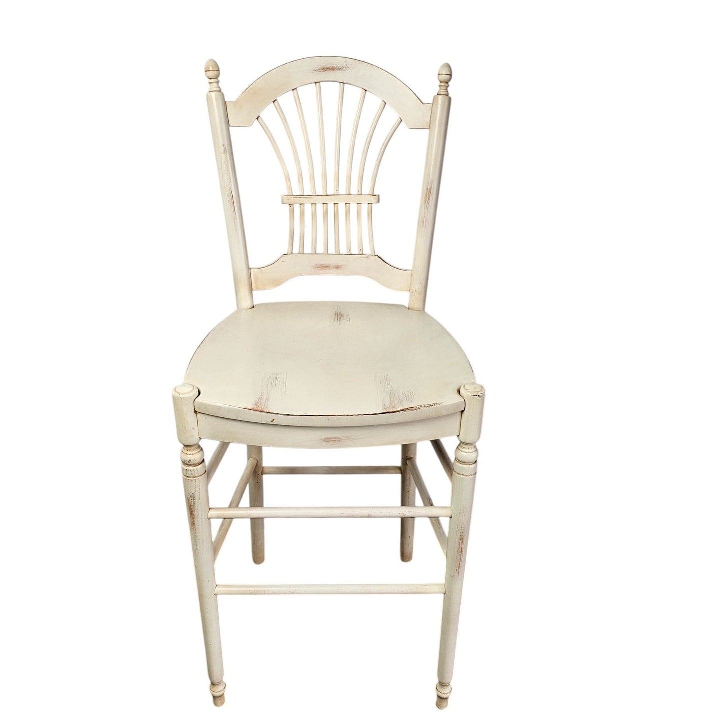 Kate Madison Custom French Country Wheat Back 30" Barstool Chairs, Set of 4