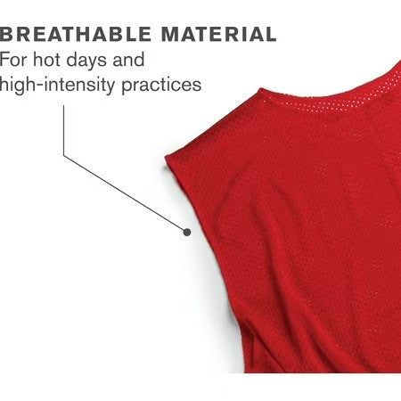 SKLZ Youth Practice Training Vests, 6-Pack - Red
