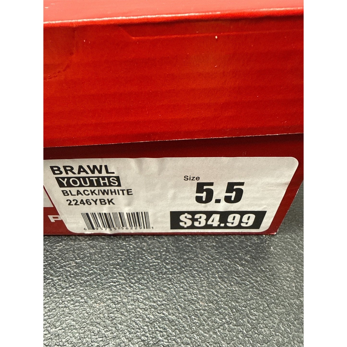 Riddell Brawl Youth RM Football Cleats - Lightweight & Durable Performance- 5.5