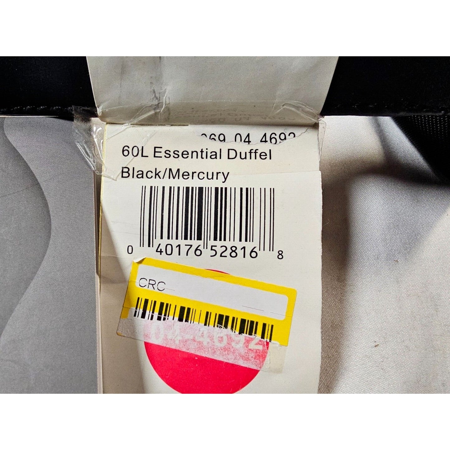 High Sierra 60L Essential Duffel Bag - Mercury/Black