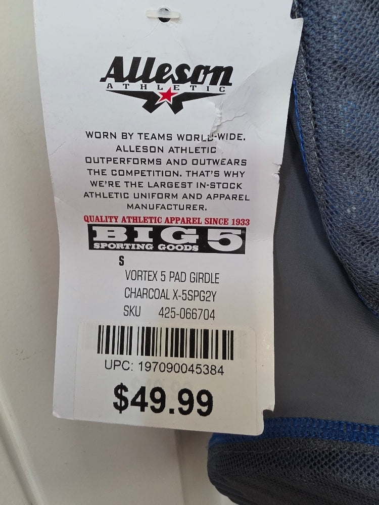Alleson Youth Vortex Integrated 5-Pad Football Girdle - Small