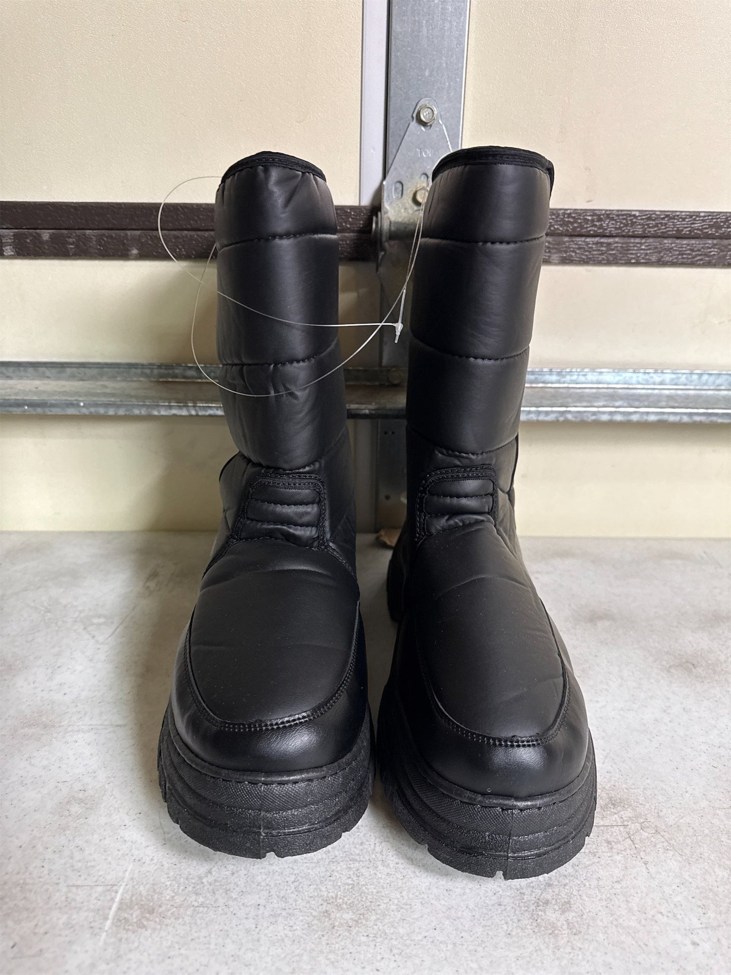 World Famous Sports Men's Snowjogger Winter Boots - Black, Size 13