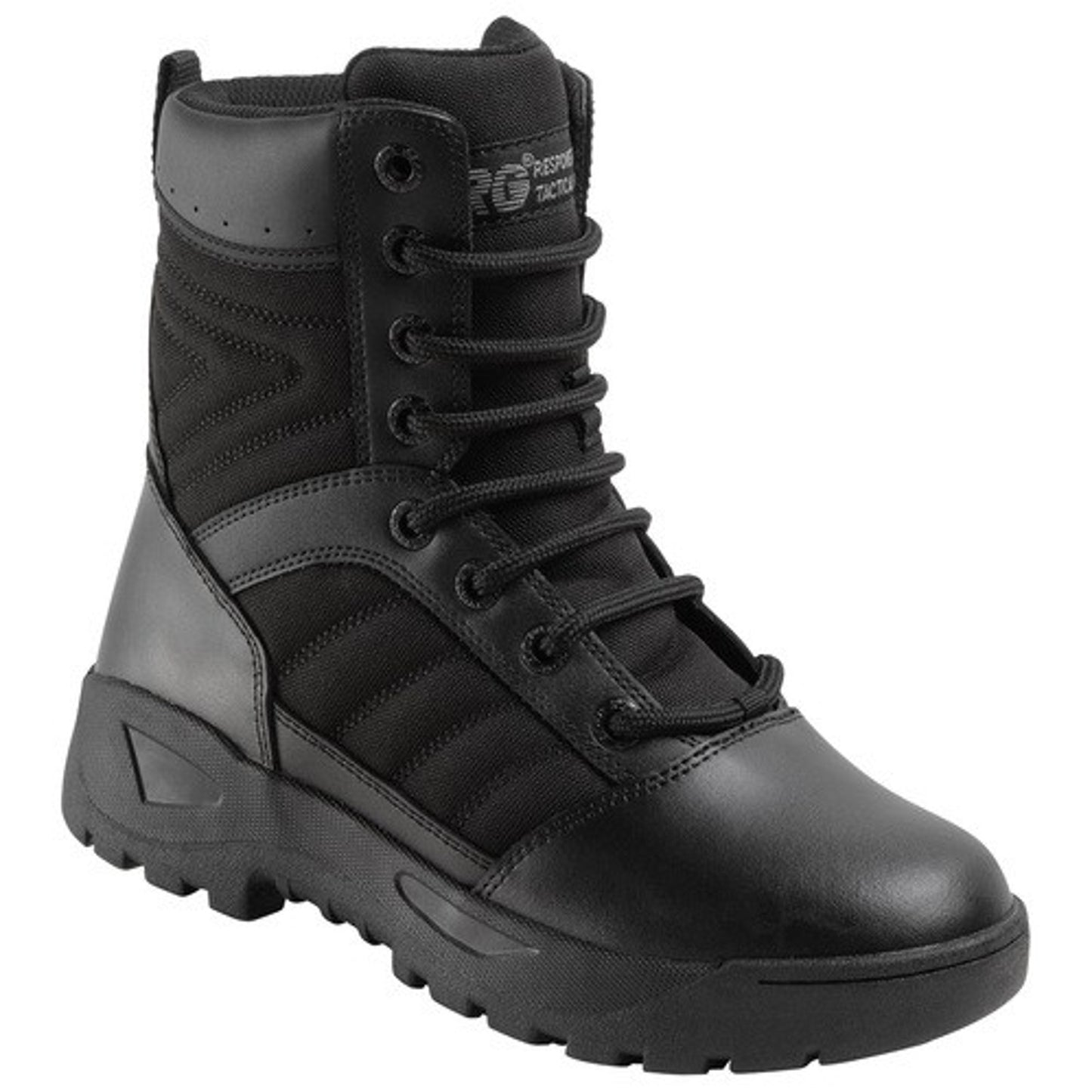 Response Gear Side-Zip 3.0 Women's Service Boots - Black Leather 8" Size 8