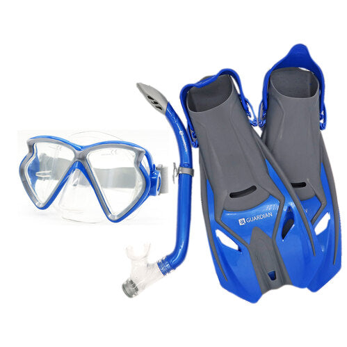 Guardian Zuma Adult Snorkeling Set - Blue, Size S/M