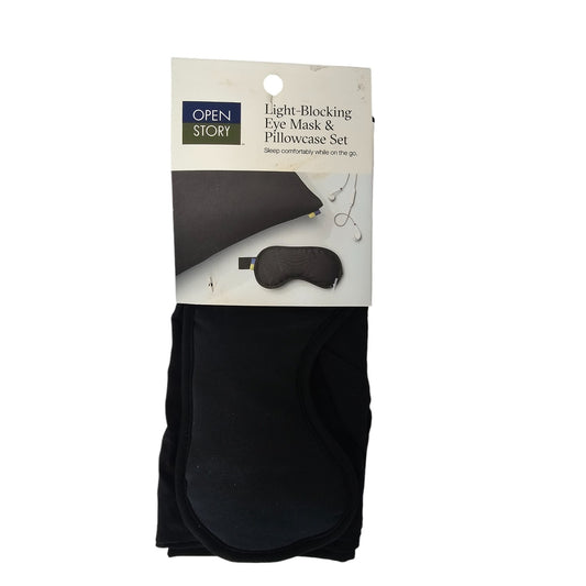 Open Story Light-Blocking Eye Mask & Pillowcase Set