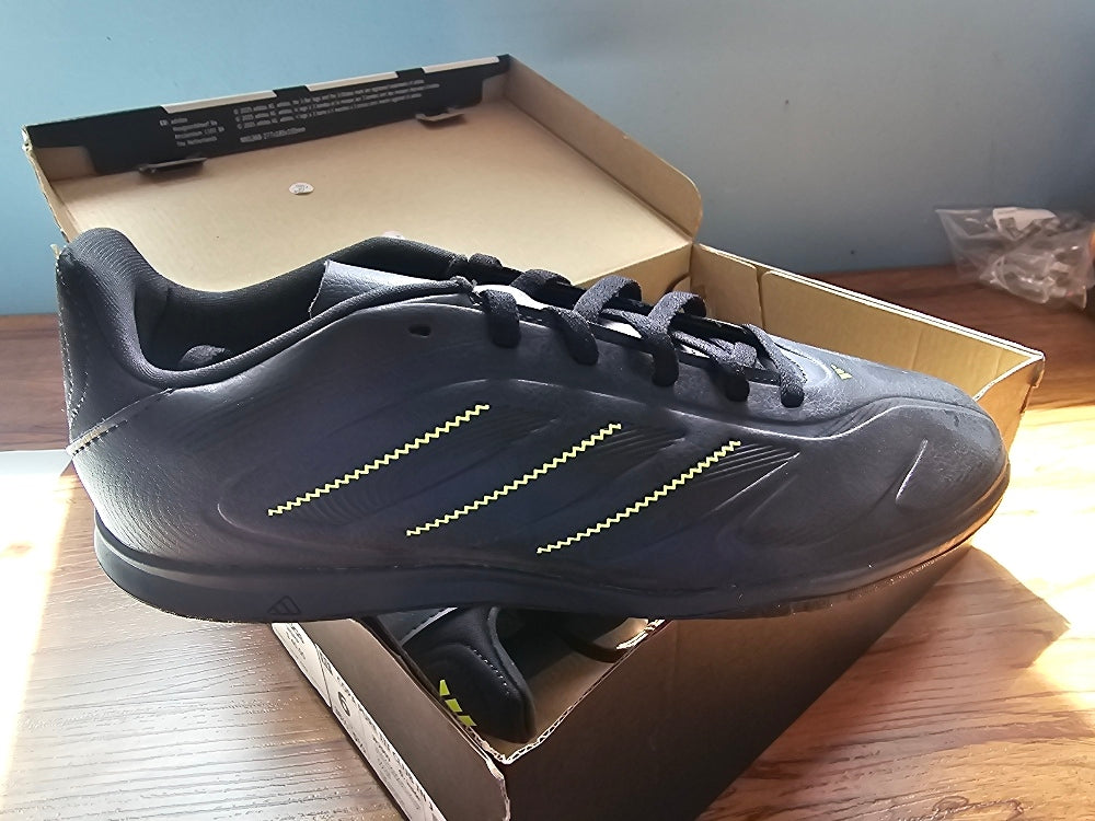 Adidas Copa Pure III Club Indoor Youth Soccer Shoes - Black/Multi, Size 6