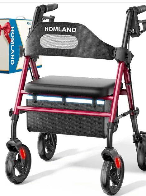 Homland Foldable Walker with Seat