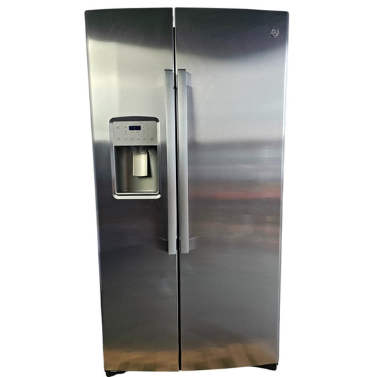 GE Refrigerator GZS22IYNFS 21.8 CuFt Side-by-Side, Stainless Steel, Fridge