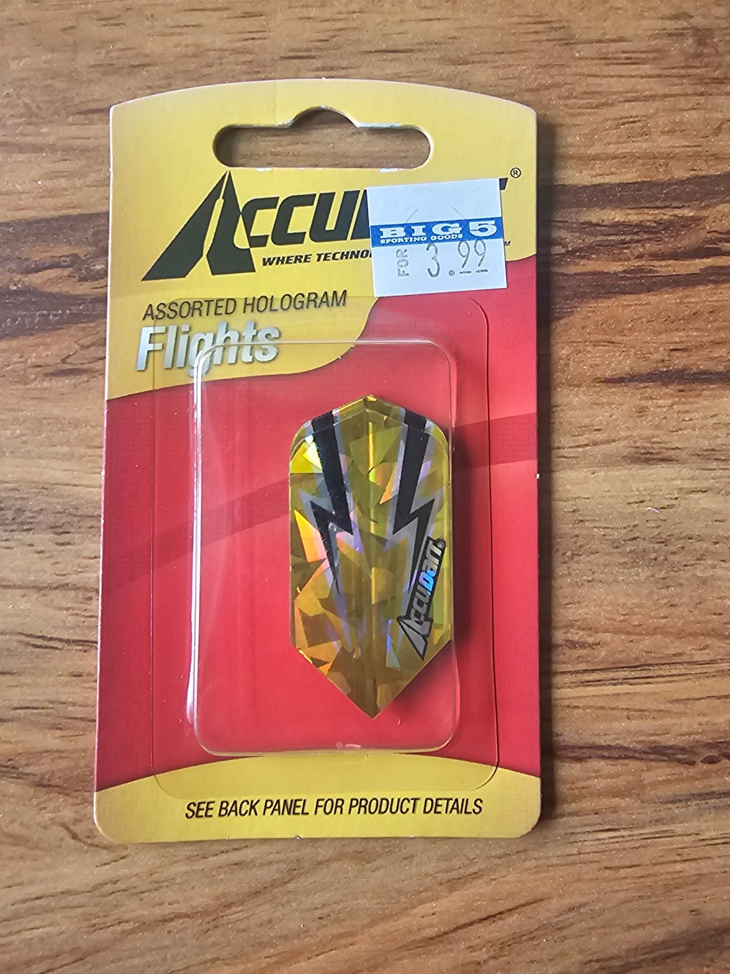Accudart D4561 Hologram Dart Flights - Multi-Color, One Size