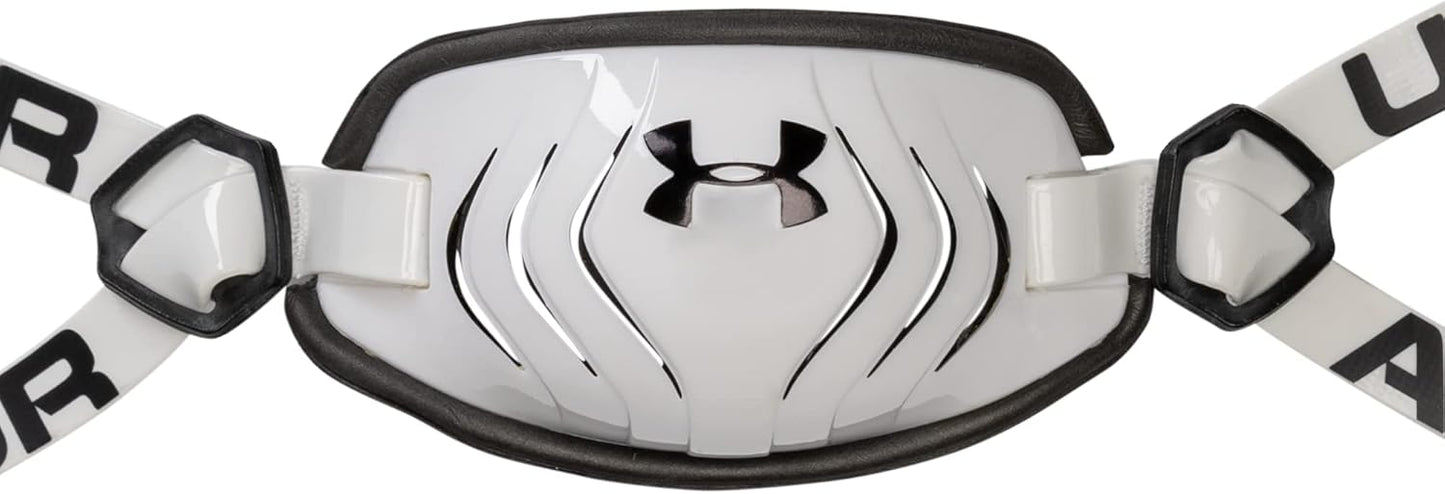 Under Armour Spotlight Football Helmet Chin Strap - Adult, White/Black