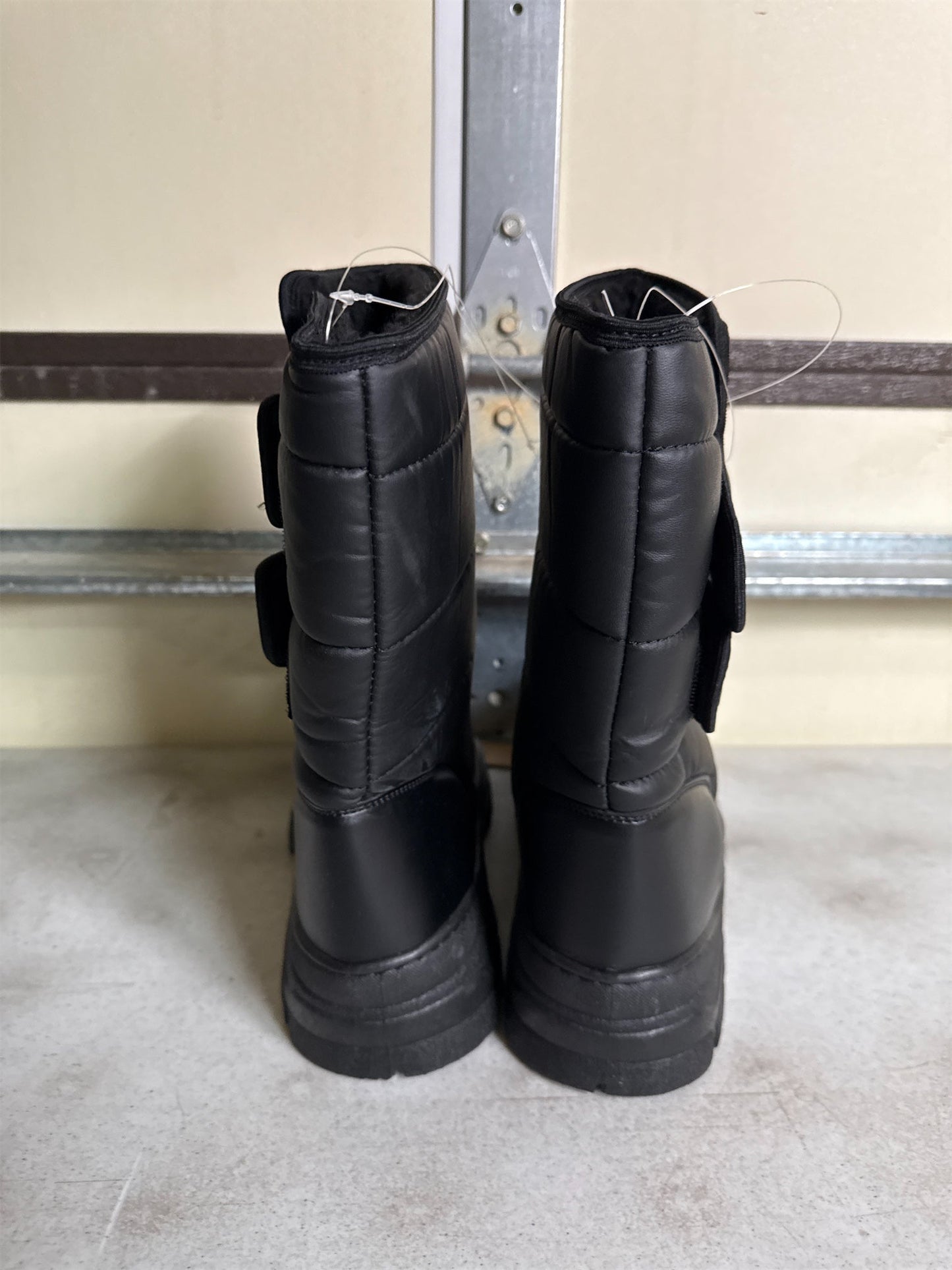World Famous Sports Men's Snowjogger Winter Boots - Black, Size 13