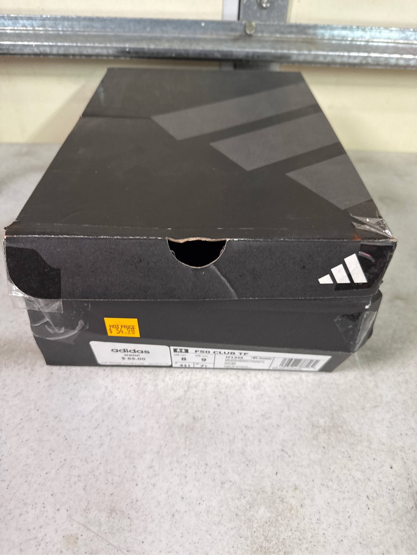 Adidas F50 League Turf Soccer Shoes - Black/Gold - Unisex 8M/9W
