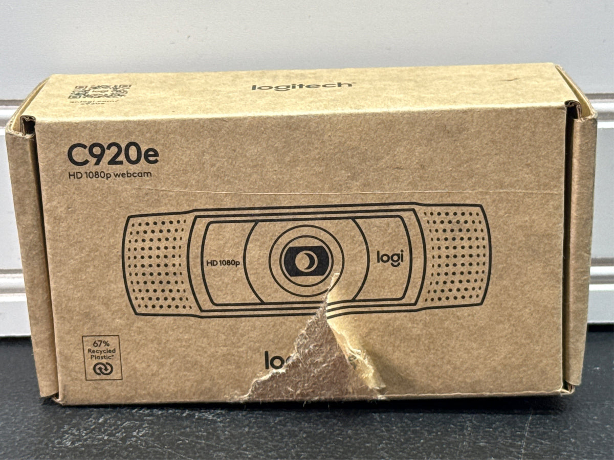 Logitech C920e Business Webcam - 1080p HD 30fps USB-A Black