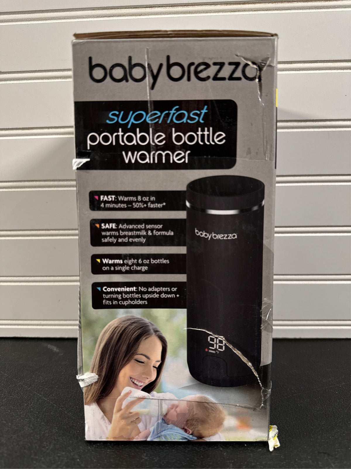 Baby Brezza SuperFast Portable Baby Bottle Warmer - Black