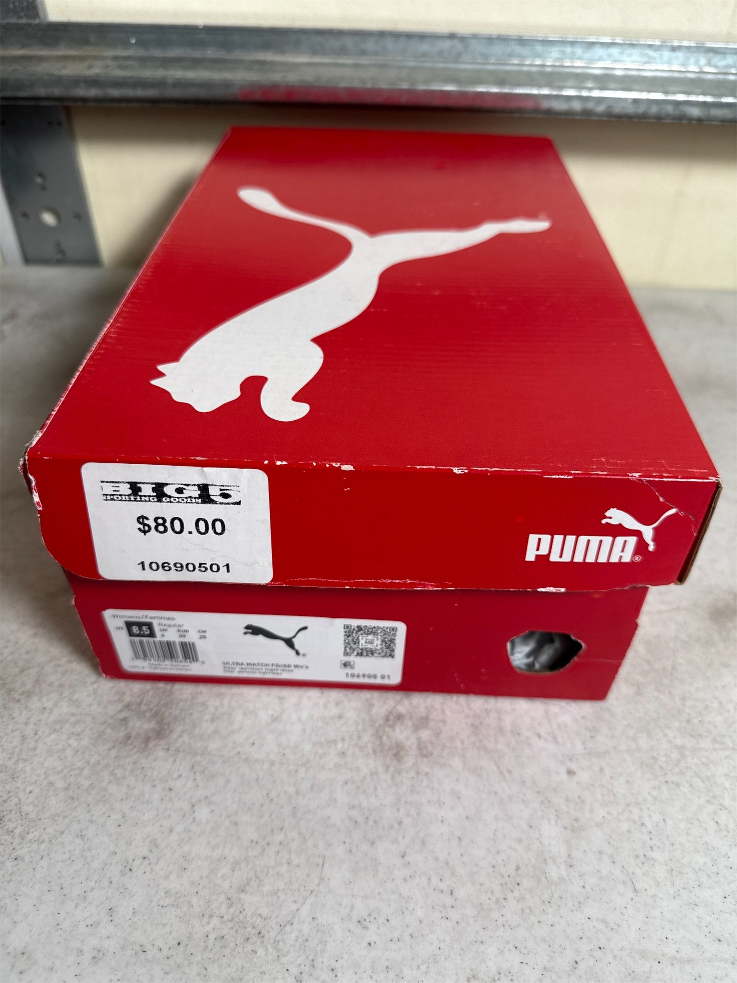 Puma Women's Ultra Match FG/AG Soccer Cleats - Fizzy/Parisian/Blue, Size 8.5