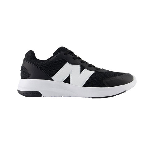 New Balance 578 V1 Boys' Running Shoes - Black/White, Size 3.5 Wide