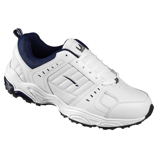 LA Gear Men's Memory Fortitude Wide Training Shoes - White/Navy, Size 7